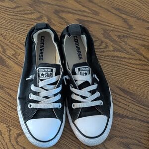 Converse Black and White Low-Top Sneakers